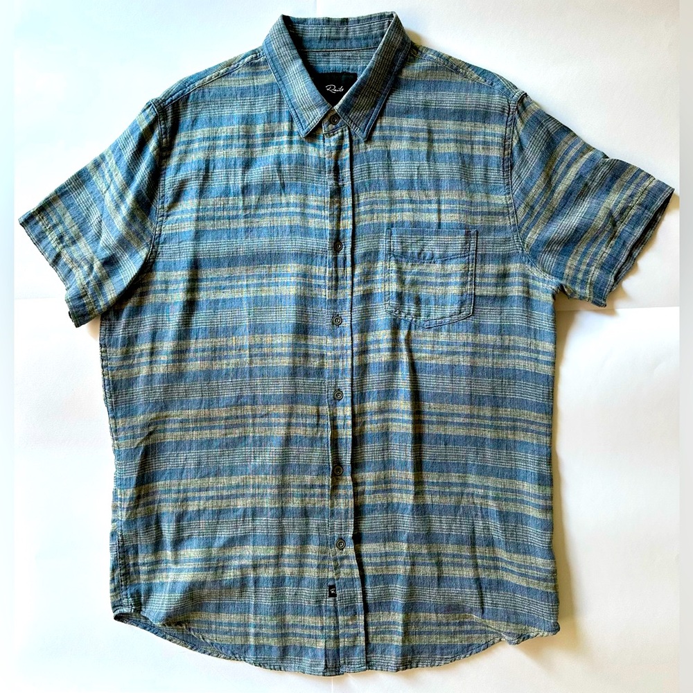 Rails ‘Fairfax’ short-sleeved cotton shirt | EUC